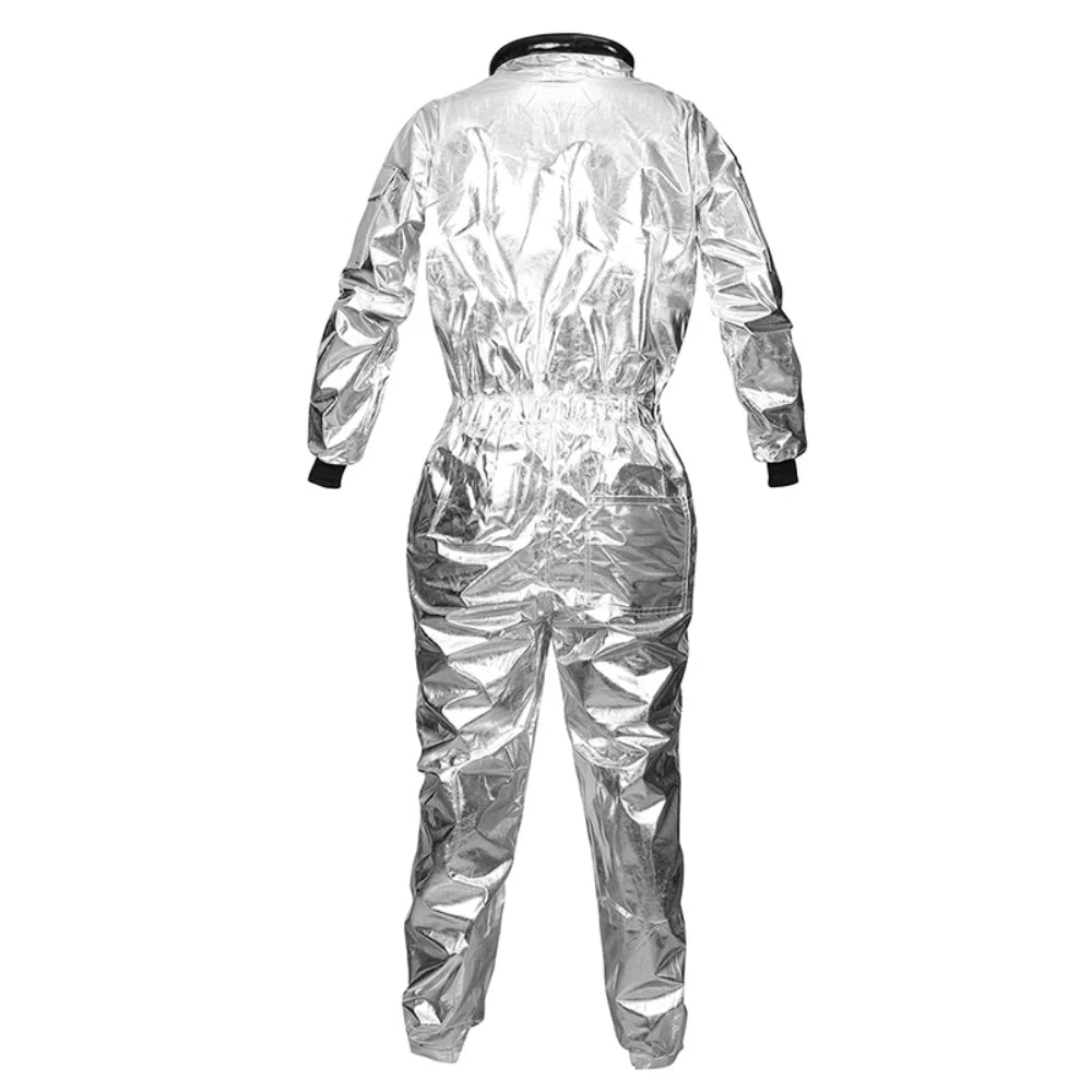 Astronaut Space Suit Costume Adult Kids Family Party Outfit