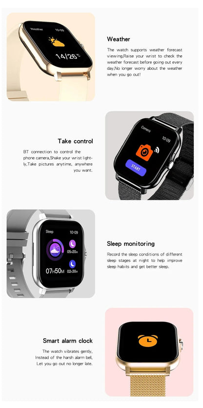 New SmartWatch 1.44" Color Screen BT Call Custom Dial