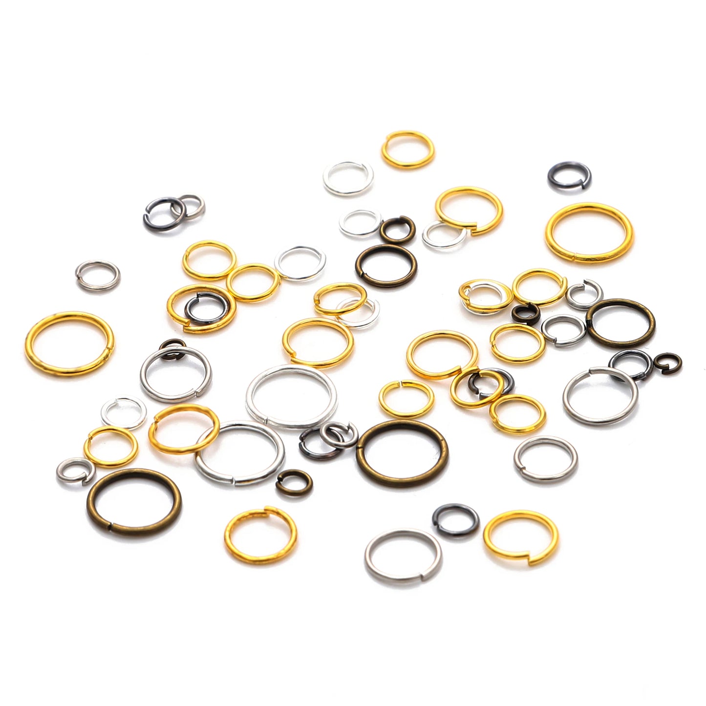 200pcs Jump Rings Connectors DIY Jewelry Making Supply