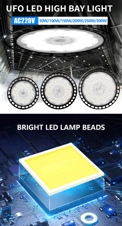 High Bay LED UFO Light Waterproof Industrial Garage Lamp