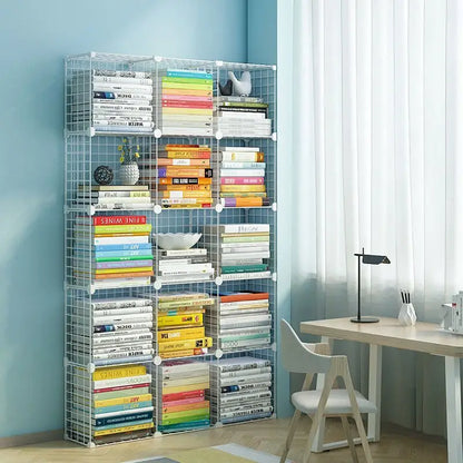 Floating Bookshelf Bookcase Home Storage Desk Organization