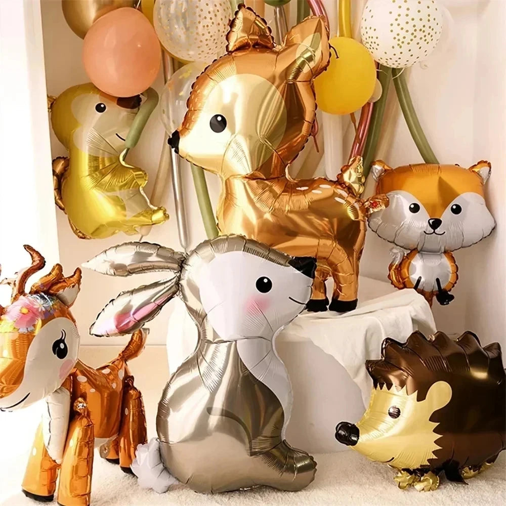 Animal-Themed Foil Balloons