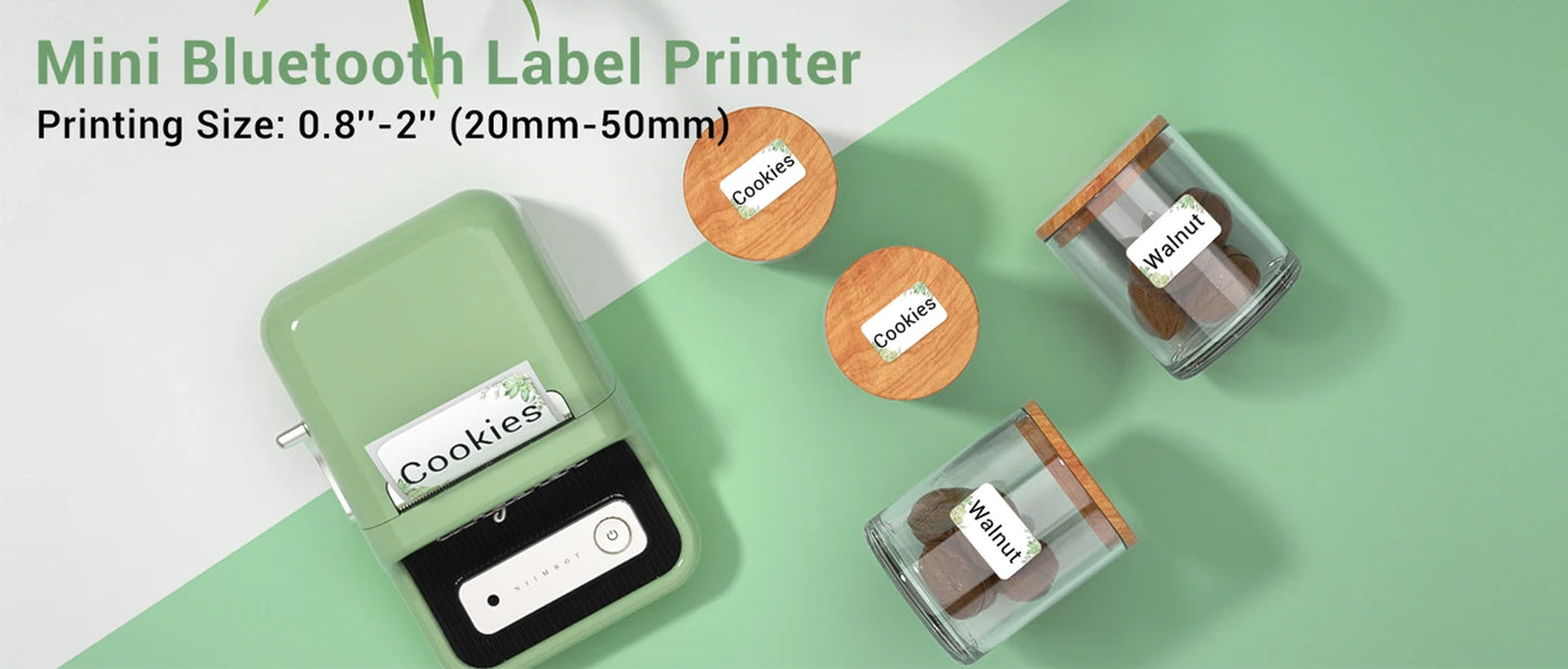 Niimbot Label Maker Printer Self-Adhesive Thermal Labels