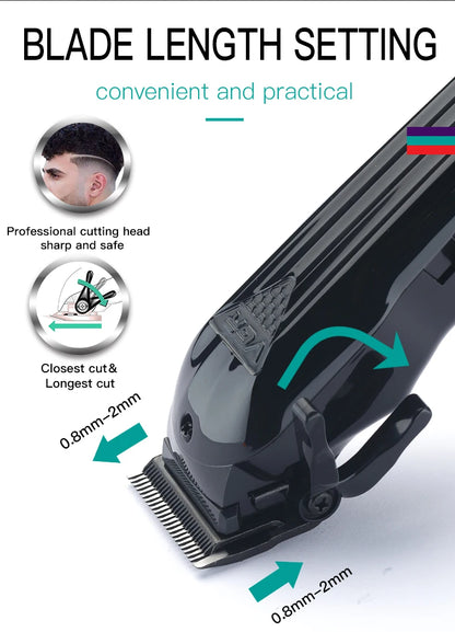 VGR Hair Clipper Professional Adjustable Cordless