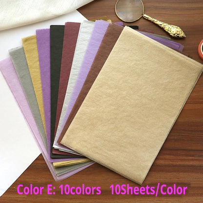 A5 Colorful Tissue Wrapping Paper DIY Party Decor