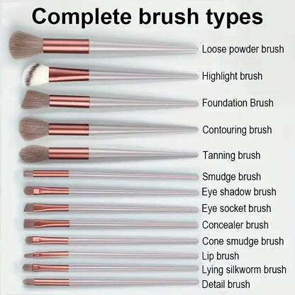 Soft Fluffy Professional Makeup Brush Set Powder Eyeshadow Foundation