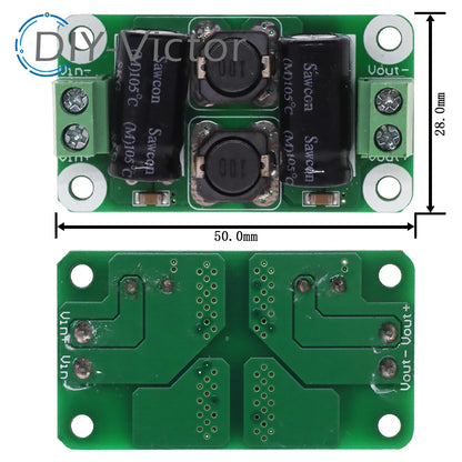 0-50V 2-4A DC Power Supply Filter Board EMI Suppression