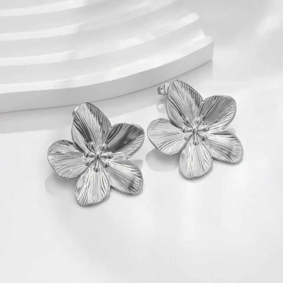 RAKOL Stainless Steel Butterfly Stud Earrings 18K Gold