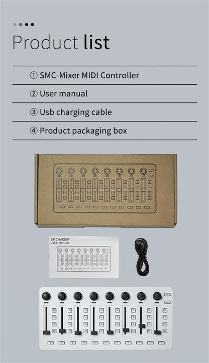 M-VAVE SMK-25 II MIDI Controller 25 Keys RGB Pads