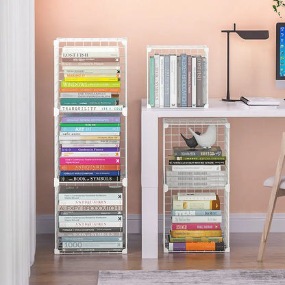 Floating Bookshelf Bookcase Home Storage Desk Organization