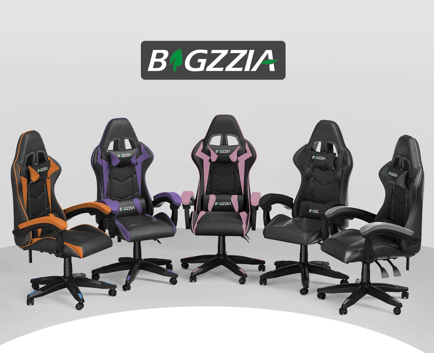 Gaming Chair Ergonomic PU Leather Office Racing Chair