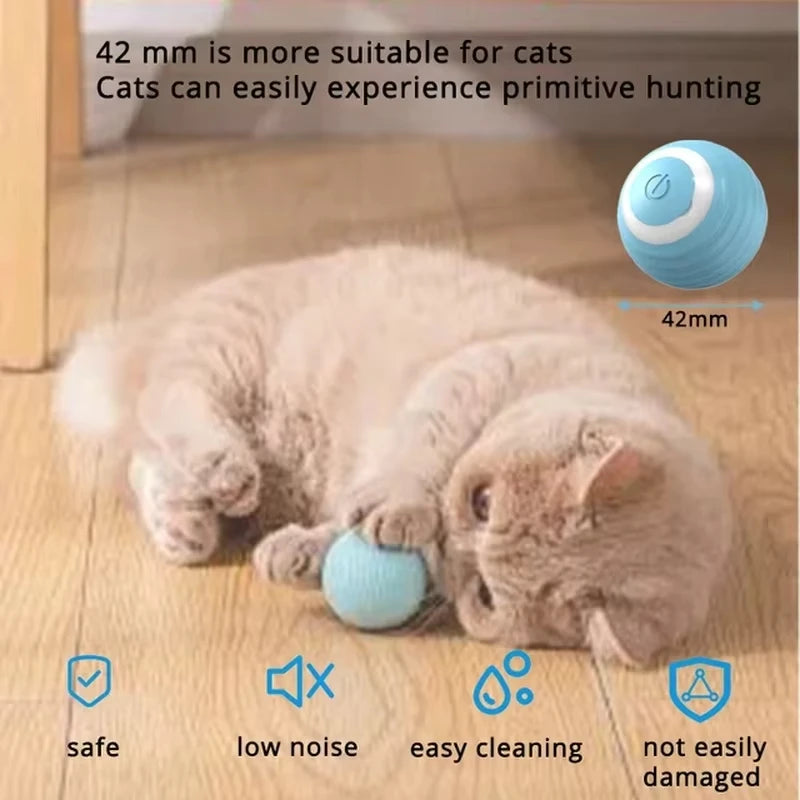 Cat Interactive Electric Rolling Ball Toy Automatic