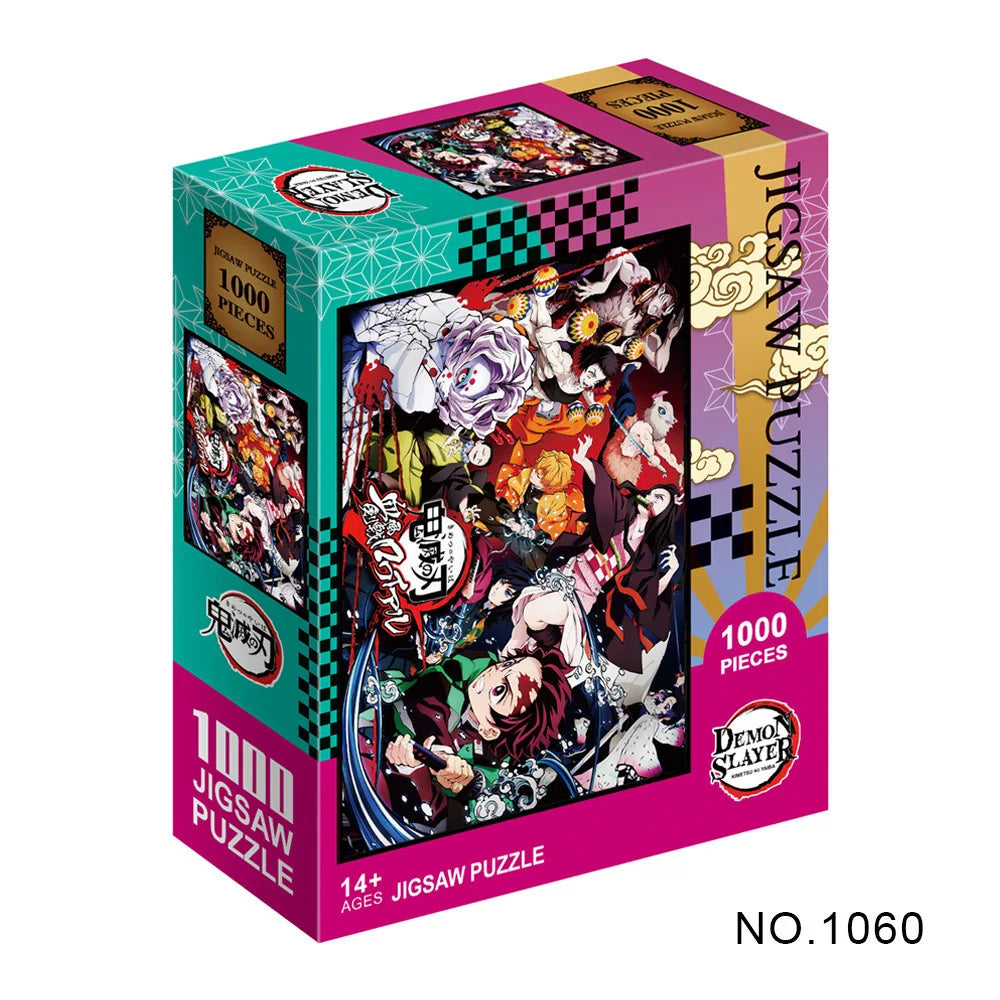 Demon Slayer 500/1000 Piece Jigsaw Puzzle Anime Educational Toy