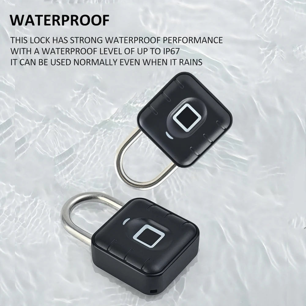 Tuya Bluetooth Fingerprint Padlock Smart Luggage Lock