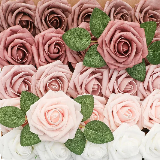 Artificial Foam Roses (25/50 pcs)