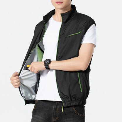 2024 Cool Vest Wearable Cooling Fan Fishing Work Vest