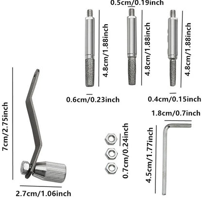 Garden Sharpening Tool (3 Grinding Rods)