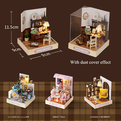 Magic Wooden Doll House DIY Room 3D Puzzle Kit