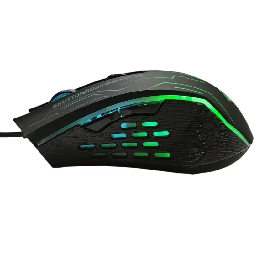 FORKA Silent Click USB Wired Gaming Mouse