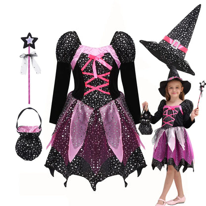 Witch Costume Set for Girls