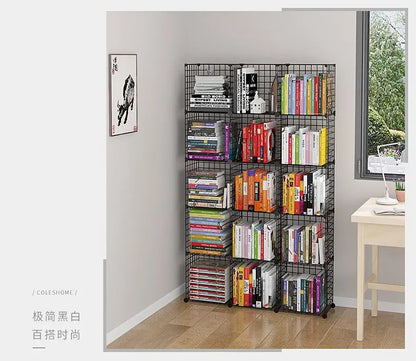 Floating Bookshelf Bookcase Home Storage Desk Organization