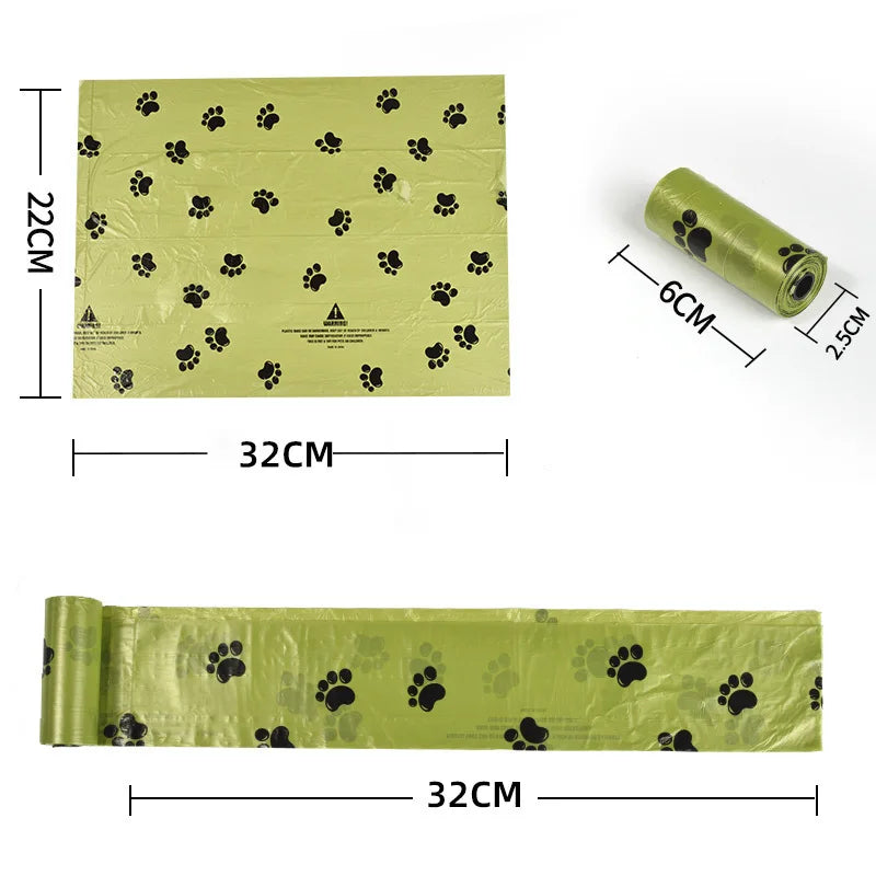 Biodegradable Dog Poop Bags Scented Waste Dispenser