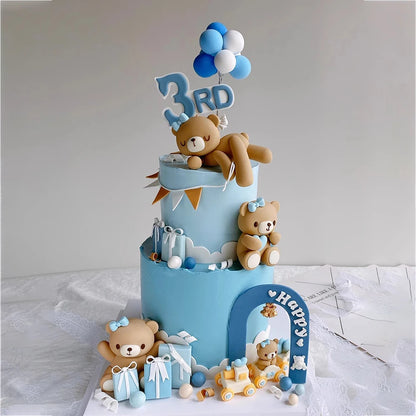 3D Bear Cake Topper