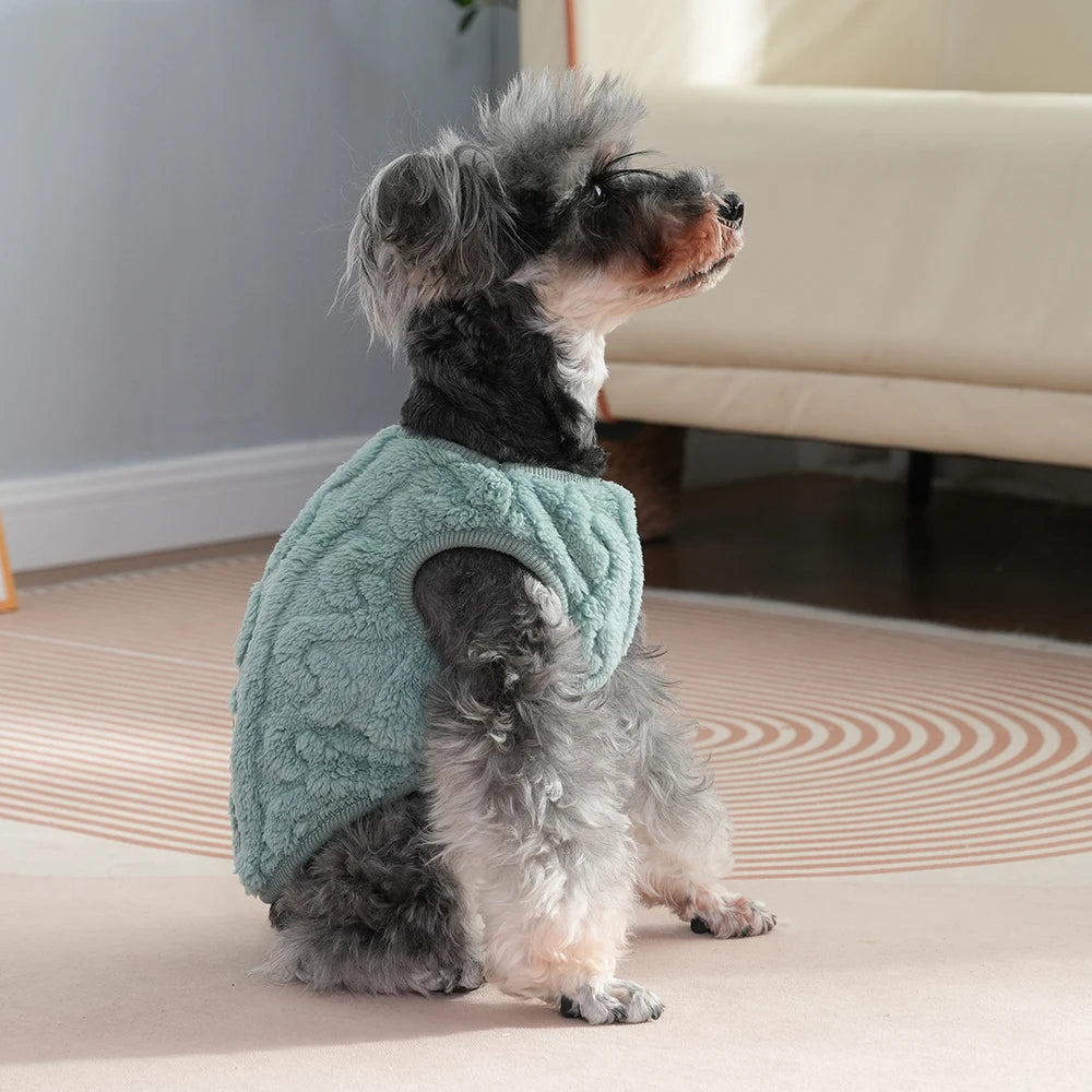 Soft Fleece Dog Sweater for Small Dogs Cats Winter Warm