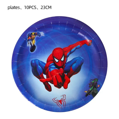 Spider-Man Party Cups Popcorn Boxes Candy Tableware