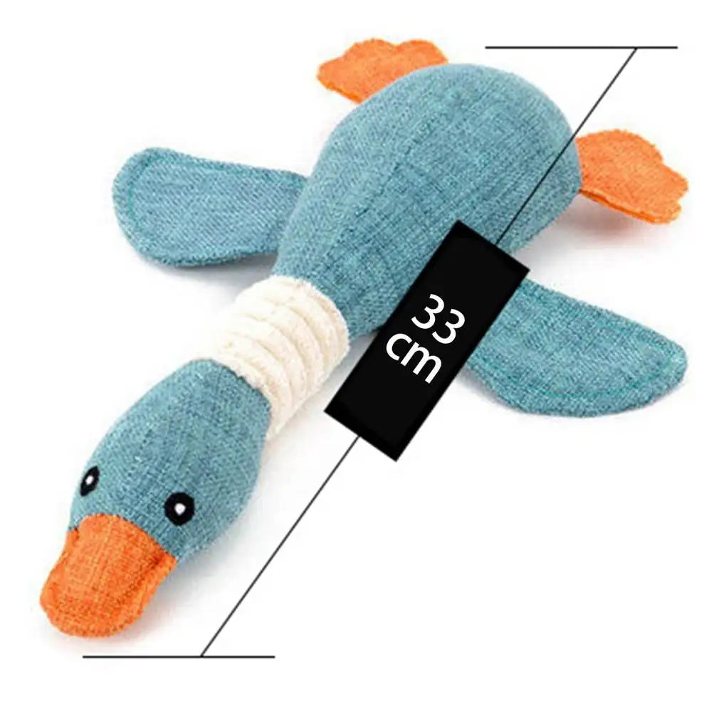 Pet Geese Sound Toy Bite-Resistant Teeth Cleaning