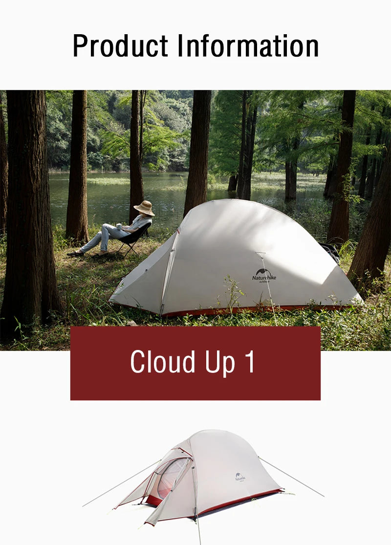 Naturehike Cloud Up Waterproof Ultralight Backpacking Tent