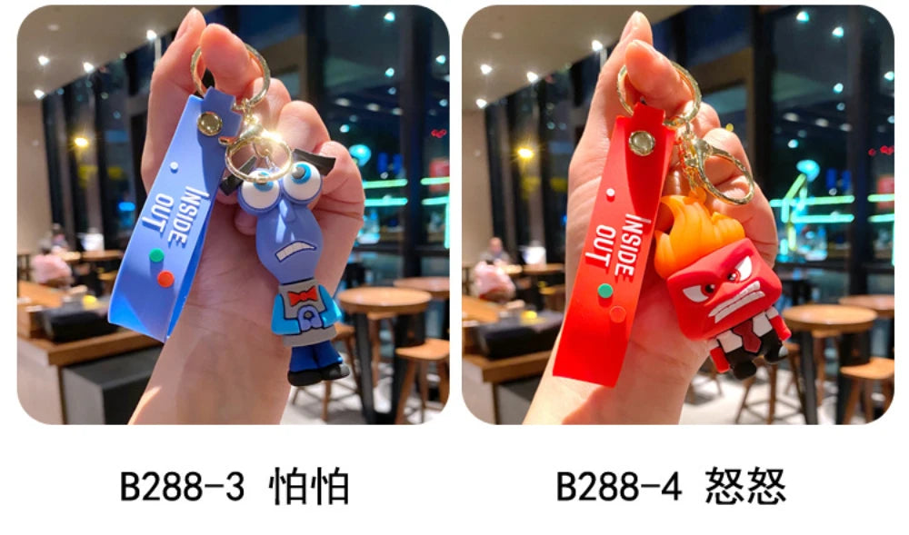 Anime Disney Keychain Mickey Mouse Lilo & Stitch Cute Doll