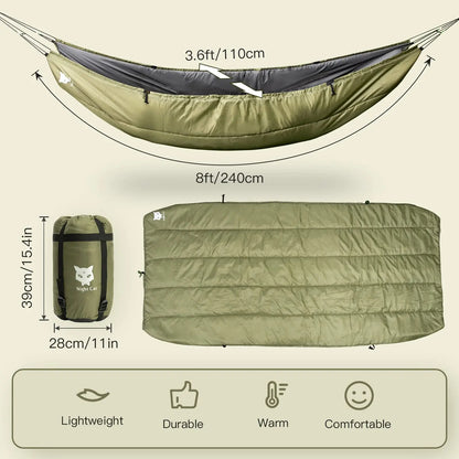 Night Cat Hammock Underquilt Sleeping Bag Lightweight