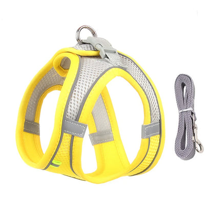 Dog Harness Leash Set Adjustable Vest for Small Dogs