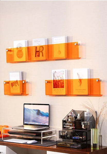 Wall-Mount Brochure Holder (12 Colors)