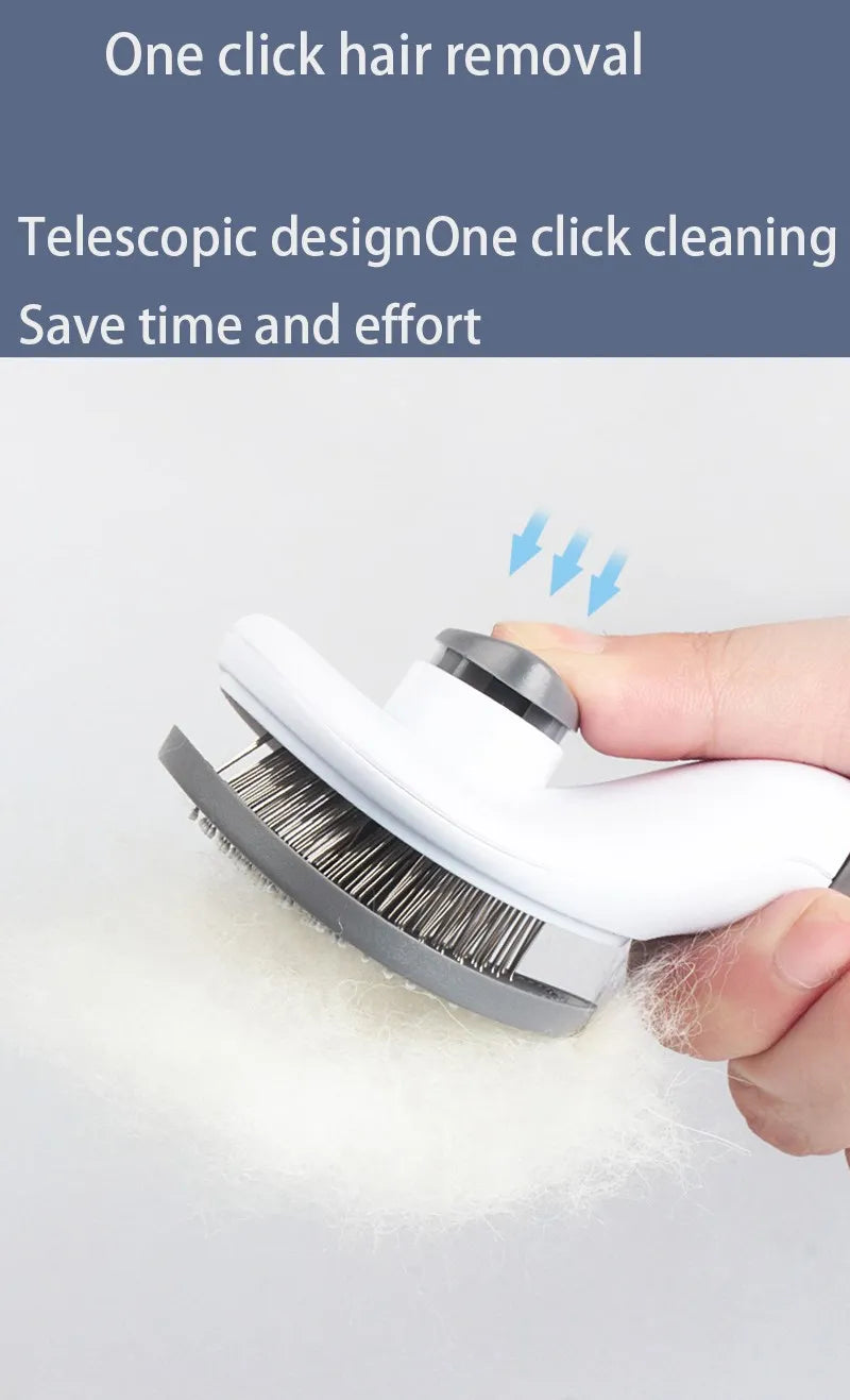 Pet Hair Remover Brush Grooming Comb for Dogs Cats