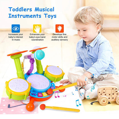 Musical Baby Drum Set (1-3 yrs)