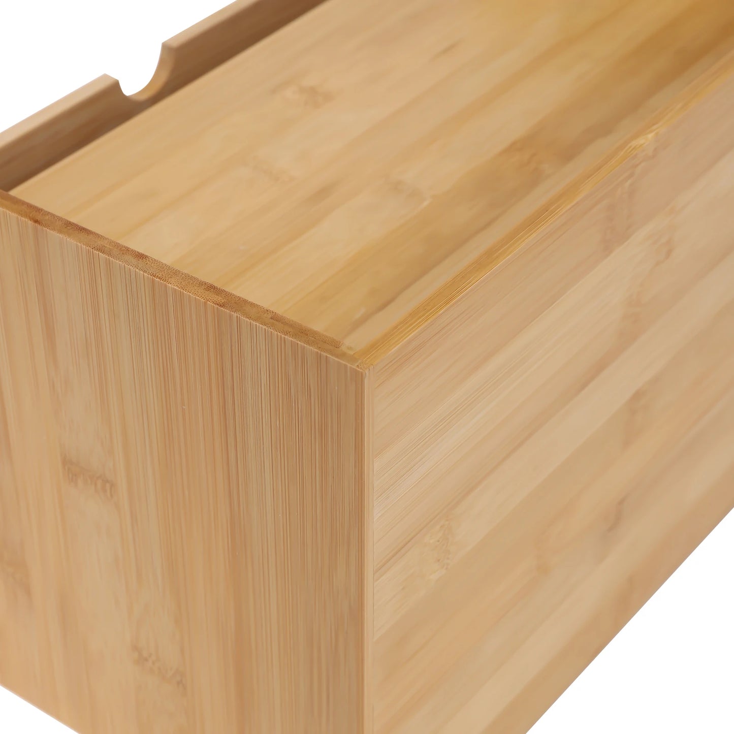 3 Drawer Bamboo Desk Organizer Tabletop Storage Box