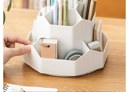 360° Rotatable Pen Holder Large Capacity Desk Organizer