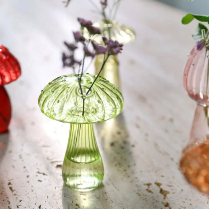 Mushroom Glass Vase Terrarium DIY Aromatherapy Bottle