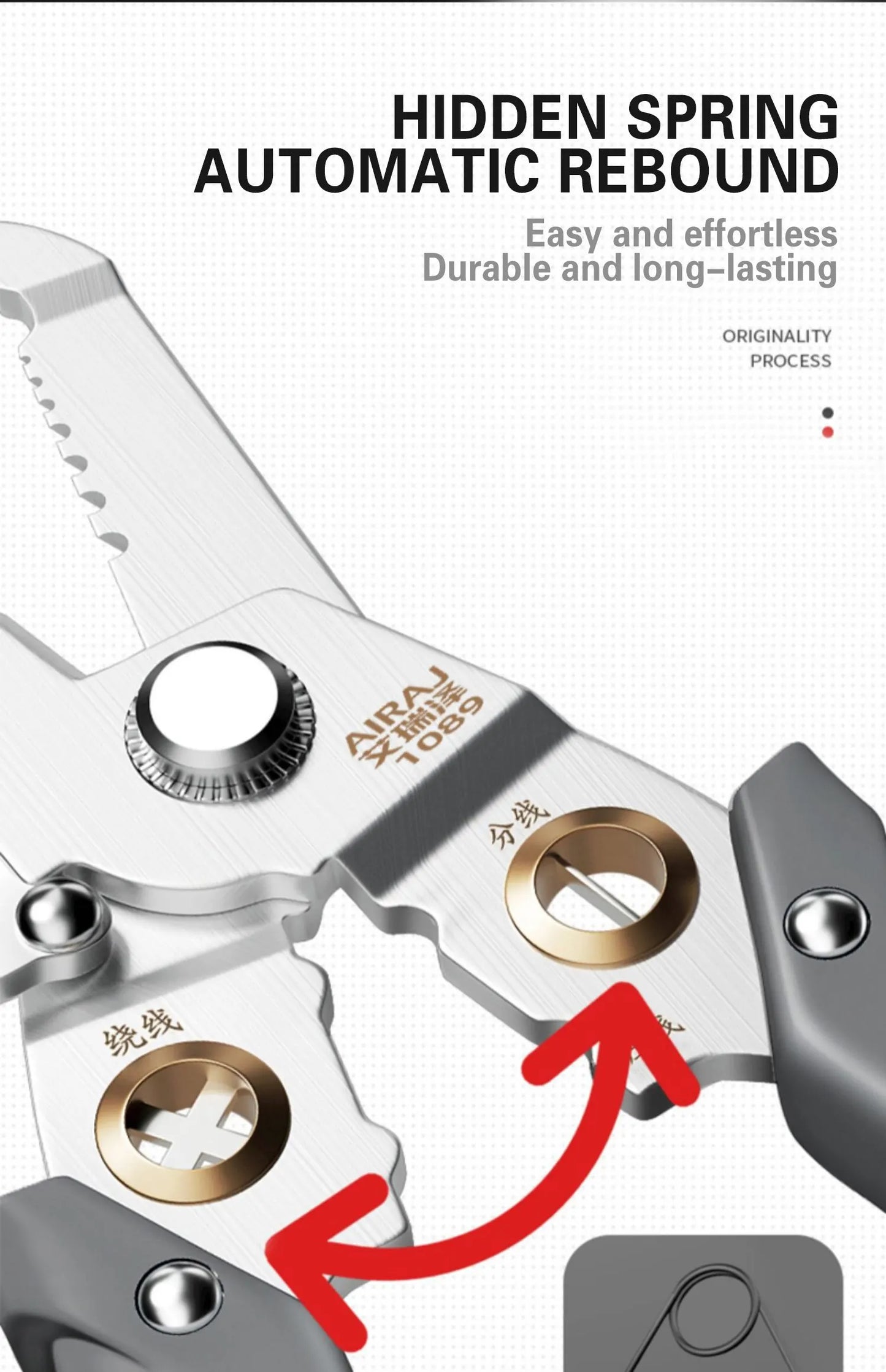 AIRAJ Multifunction Wire Cutting Pliers