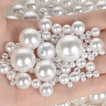 800pcs Faux Pearl Beads DIY Clothing Bead Sewing Supply