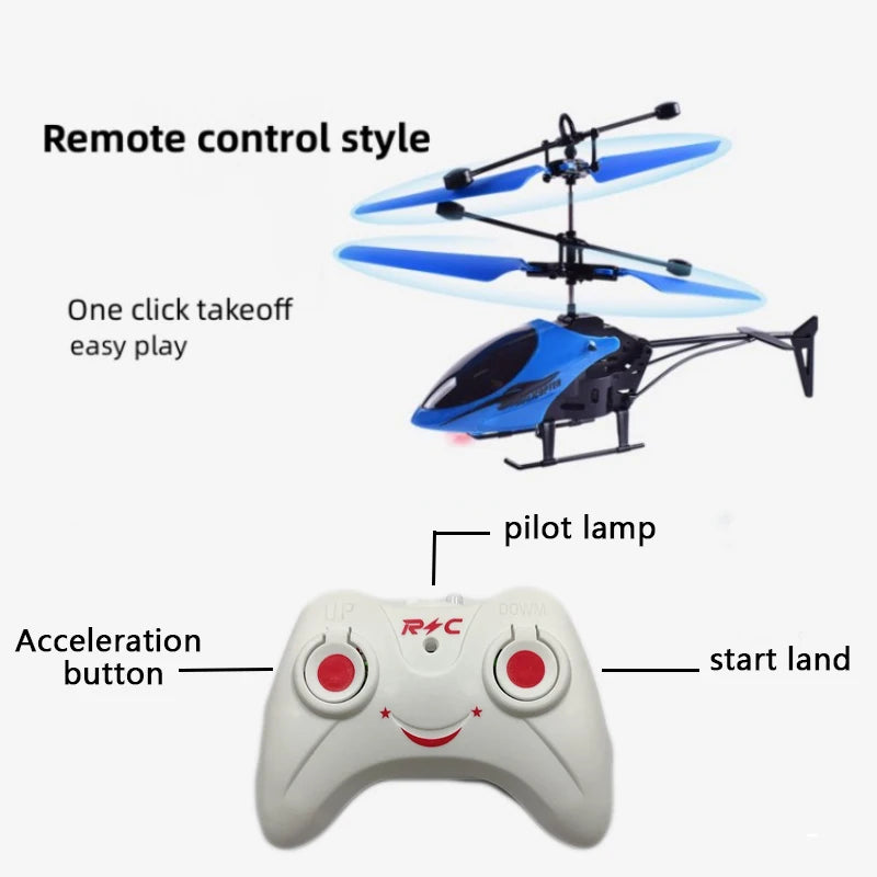 Rechargeable Mini RC Drone Fall-resistant Helicopter