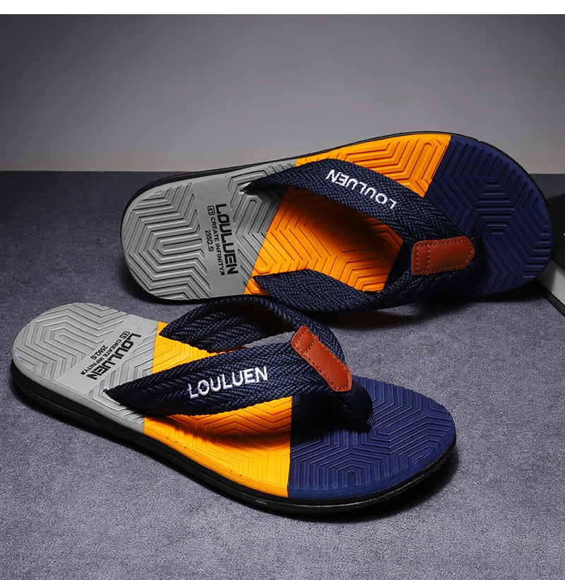 Unisex Fashion Beach Sandals Anti-Slip Thick Sole Flip Flops