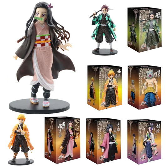 Anime Demon Slayer Kimetsu no Yaiba Action Figures PVC