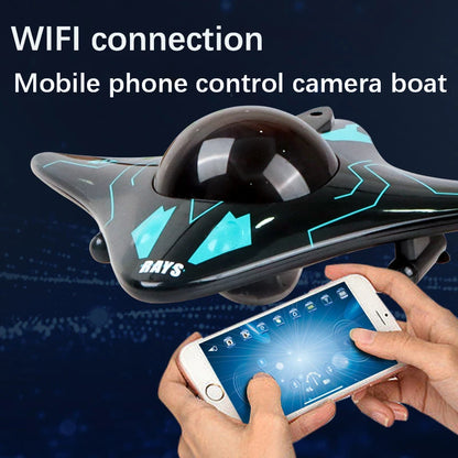 Mini WIFI RC Boat Six-Way Submarine w/Camera Real-Time Transmission