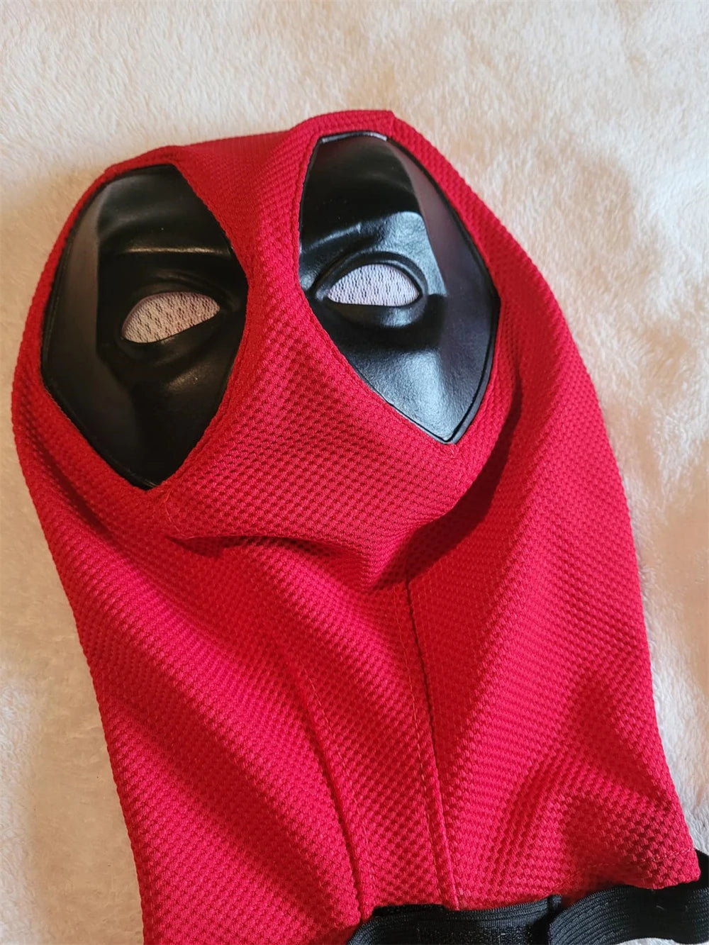 Wade Mask Superhero Red Hood Halloween Cosplay Prop