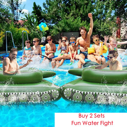 Giant Tank With Watergun Inflatable Pool Float Toy