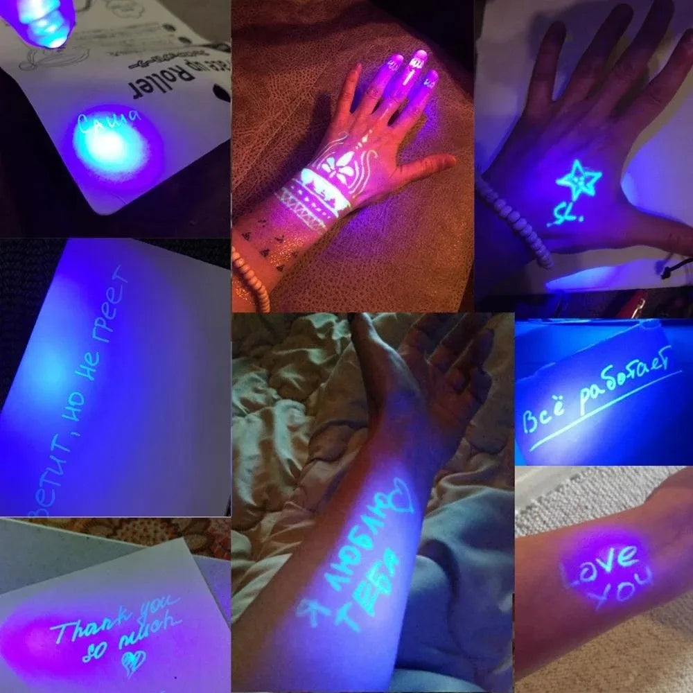 Invisible Ink UV Spy Pen Magic Marker Kids Party Favor