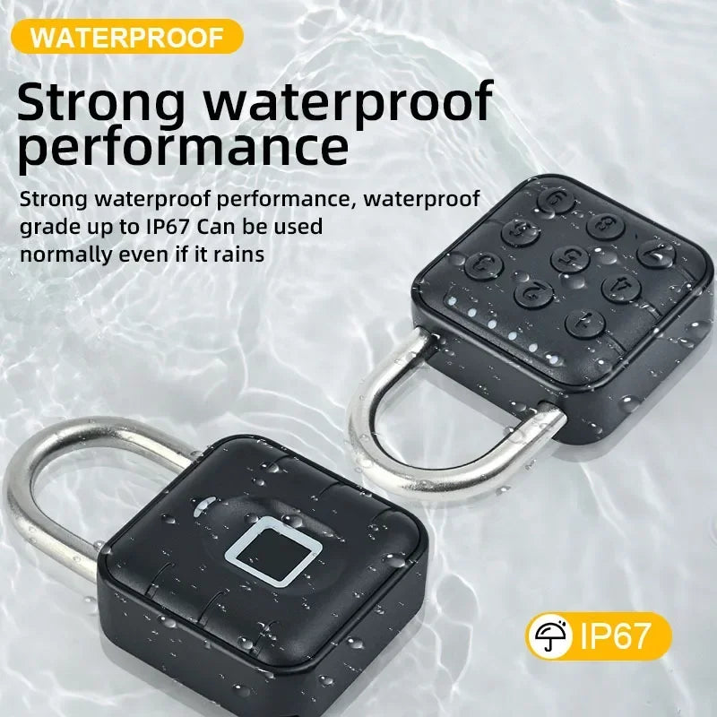 EGFirtor Tuya Smart Biometric IP67 Padlock Security